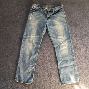 american eagle straight leg jeans